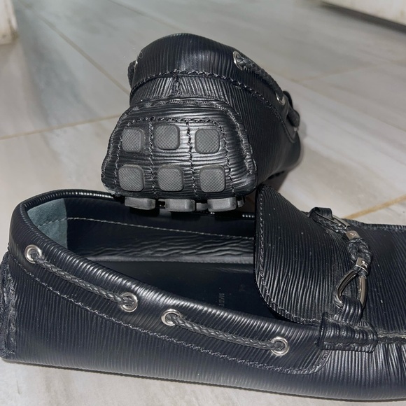Louis Vuitton Men’s Leather Loafers Size 9 - Picture 3 of 6